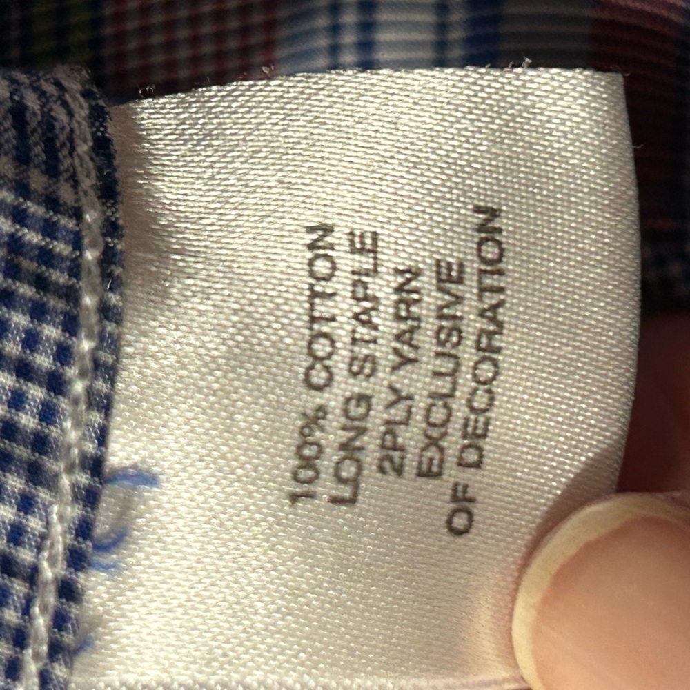 Tailorbyrd collection men’s size large button-down shirt - Picture 10 of 11
